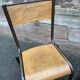 set of 4 industrial school chairs vintage school communities