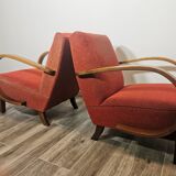 Armchairs by Jindřich Halabala