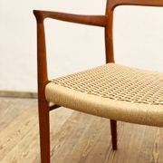 Mid century teak armrest chair by Niels O. Møller for J.L. Moller, Model 56, Denmark, 1950s