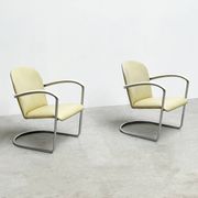 Pair lounge chairs model 414 by WH Gispen model 414