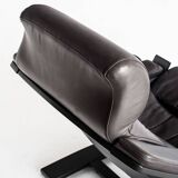 Kroken armchair + pouf designed by Ake Fribytter, published by Roche Bobois. France, 2000s.