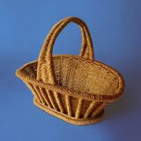 Panier en corde vintage
