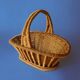 Panier en corde vintage