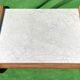 Leather and travertine coffee table, Switzerland 1970s