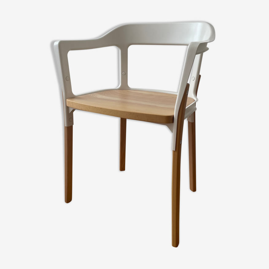 Fauteuil Steelwood Magis des frères Bouroullec | Selency