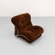 Italian Corolla Lounge Chair by I.P.E 1970s