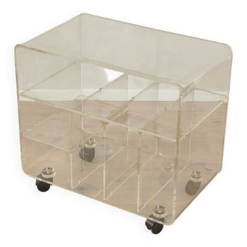 Meuble HiFi en acrylique, années 1960
