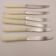 6 vintage bakelite knife