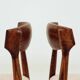 Set of two dining chairs in Scandinavian design.
