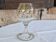 Large antique enamelled glass with floral decoration.