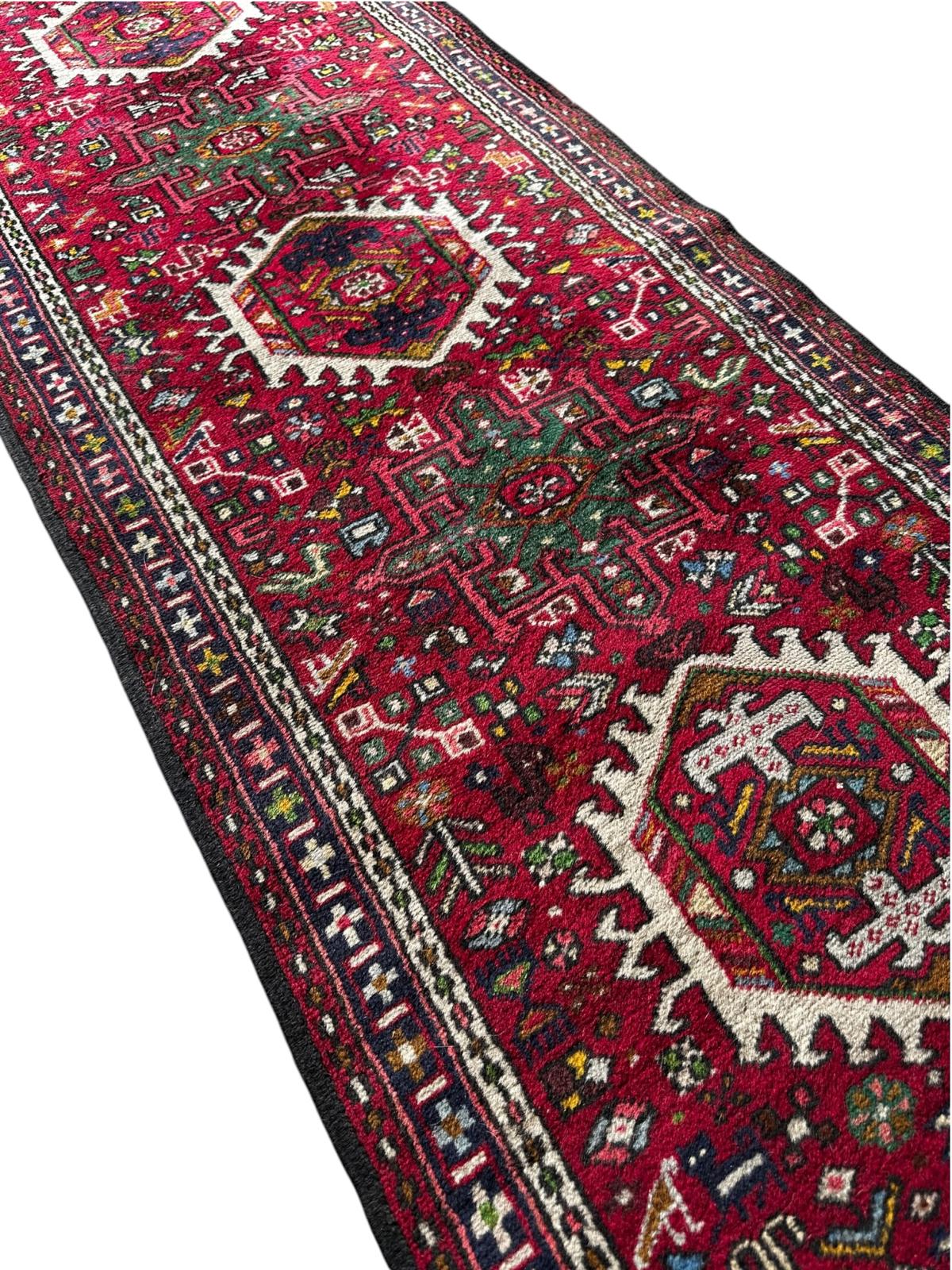 Handmade Persian hallway rug 290cm x 70cm