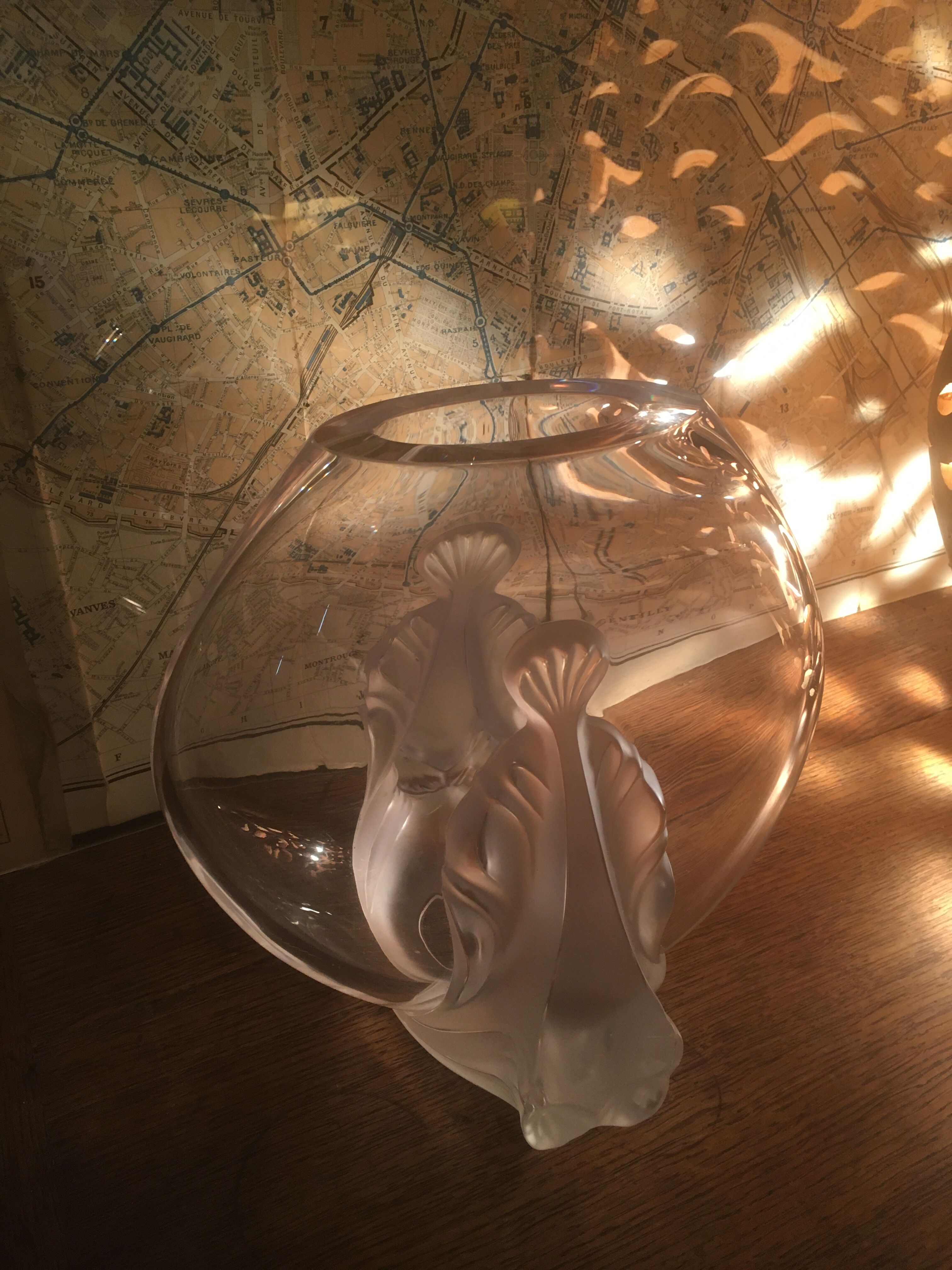 Garance vase in Lalique crystal