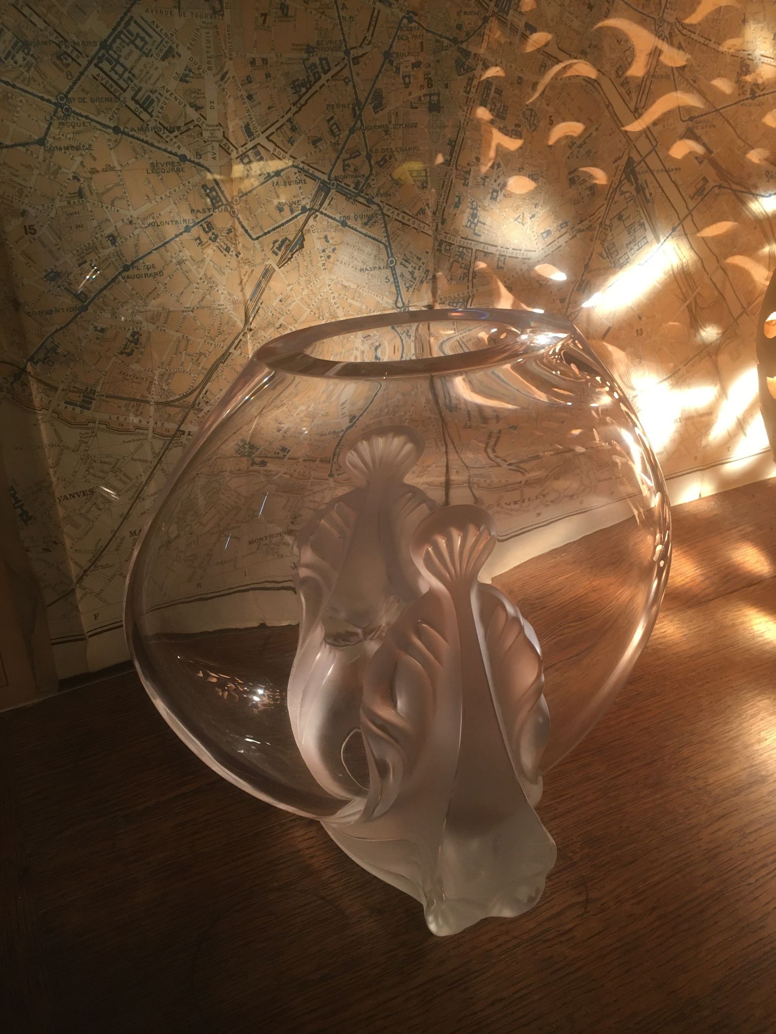 Garance vase in Lalique crystal