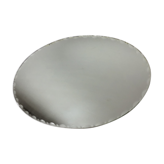 Oval bevelled mirror 72cm x 51cm