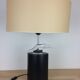 Lampe au lévrier, maison Le Dauphin, verre et céramique