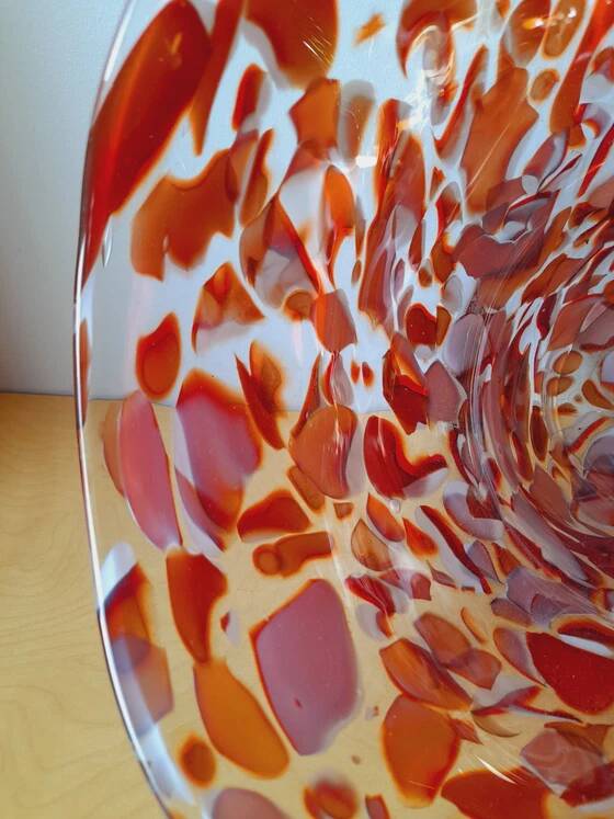 Blown glass bowl from Murano 1970