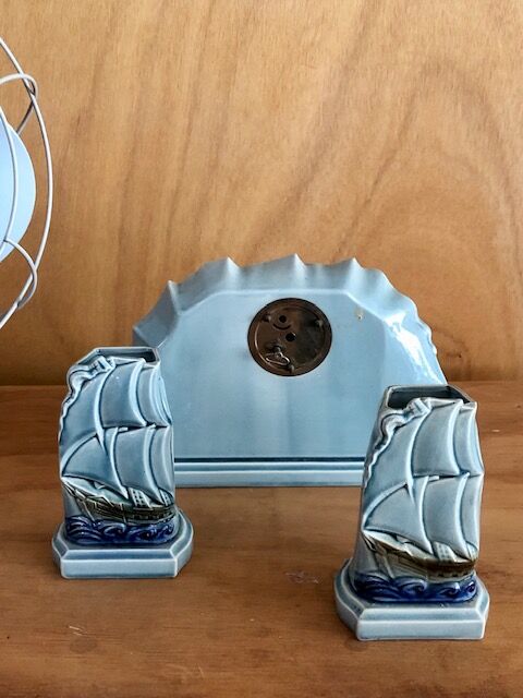 Sailing vases / old fireplace decoration