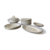 Porcelain service - 27 pieces - monge