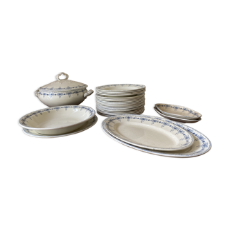 Porcelain service - 27 pieces - monge