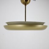1930s Bauhaus "UFO" Chandelier by Josef Hurka, Czechoslovakia