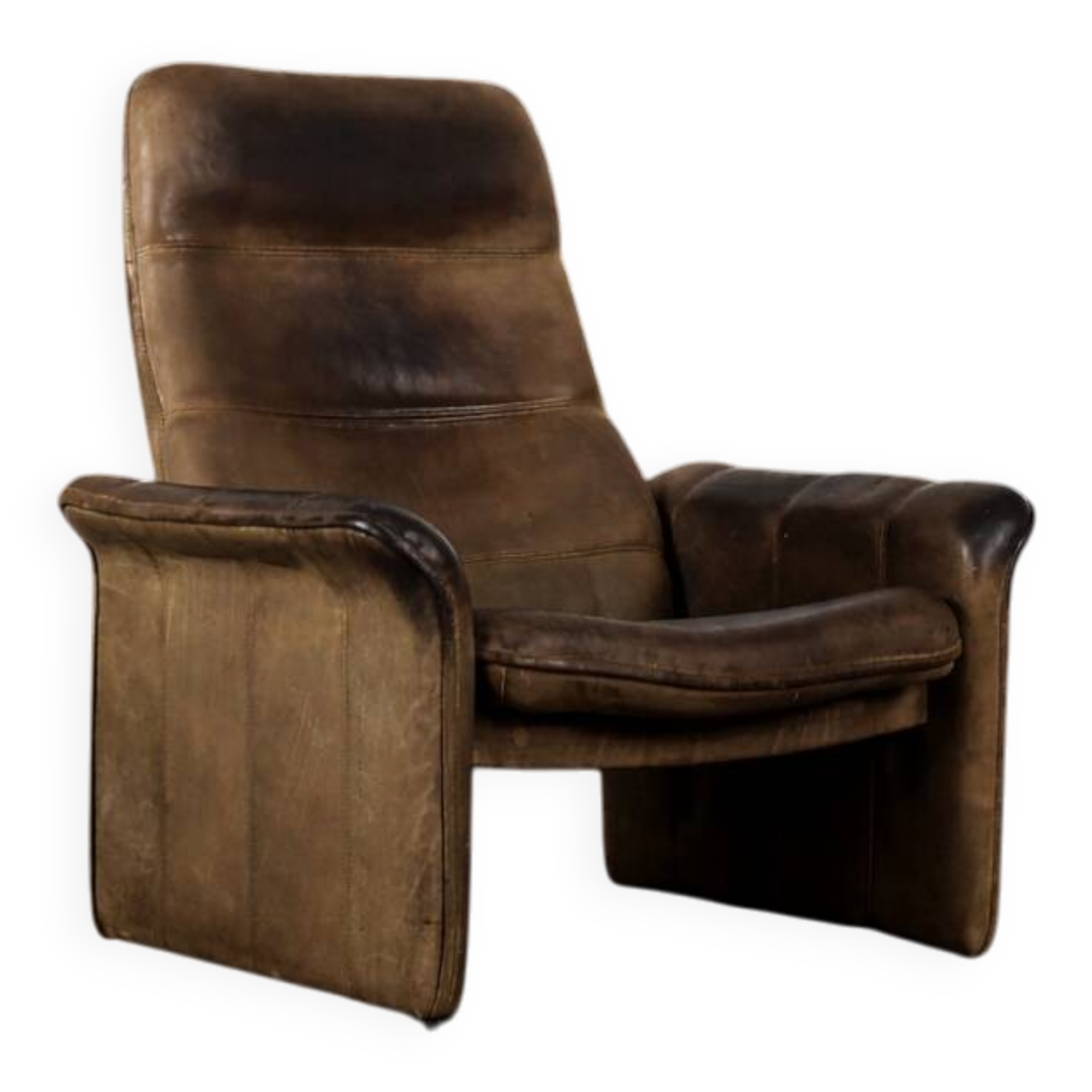 Fauteuil DS-50 vintage en cuir de buffle par De Sede