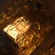 Pair of glass and brass wall lights by Carl Fagerlund for Orrefors.