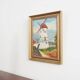 Painting „The Colourful Windmill”, Scandinavian design, 20th century, by Aage Verner Thrane