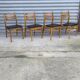 Set of 4 Scandinavian chairs from the 1960s.
