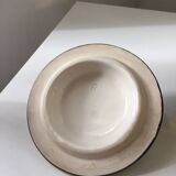 Vintage black and gold ceramic coffee pot, 1950s