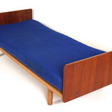 Sofa bed in day style vintage teak Danish 1960-70s