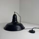 Ancienne suspension d’atelier industriel emaillee 40 cm