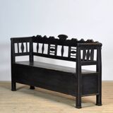 Banc ancien en pin, années 1920