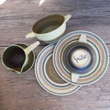 Marcel Guillot ceramic ensemble 6 pieces