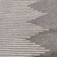 White and gray carpet, handmade Moroccan kilim carpet, blessed urchin striped carpet in pure wool