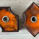 Pair of Fat Lava wall lights
