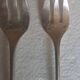 6 silver-plated oyster forks by Alfénide