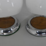 Set of two art deco table lamps, 1930s