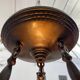 Antique alabaster Art Deco plafonnier chandelier