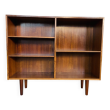 Vintage Danish mid-century retro rosewood bookcase 1960s