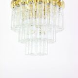 Glass chandelier from Limburg, Germany, 1960s