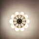 Lampe de plafond Sputnik en laiton par Kaiser Leuchten