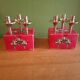 Two vintage BMF candlesticks in boxes.