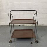 Mid-century folding serving trolley by Bremshey Solingen, 1950s