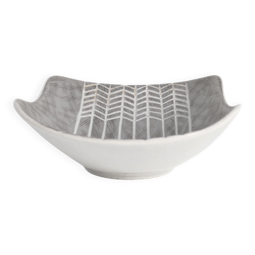 Mid-Century Ceramic Bowl "Ax" by Mari Simmulson for Upsala Ekeby, Sweden 1950s