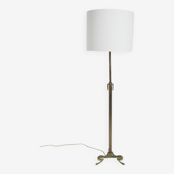 Lampadaire zoomorphe en bronze, années 1960.