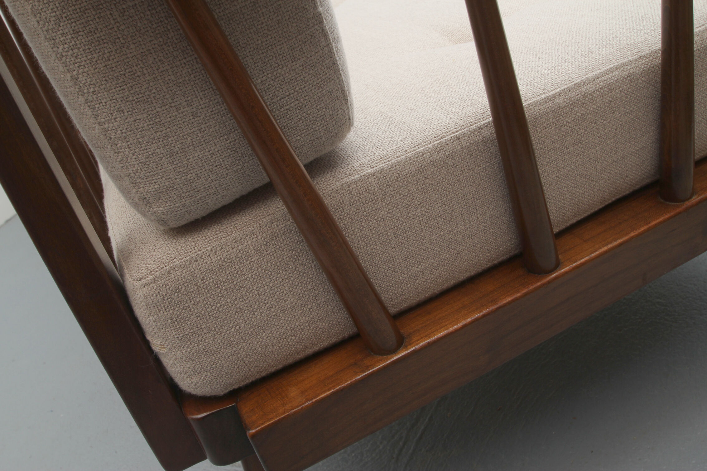 1950s daybed in beige, Wilhelm Knoll