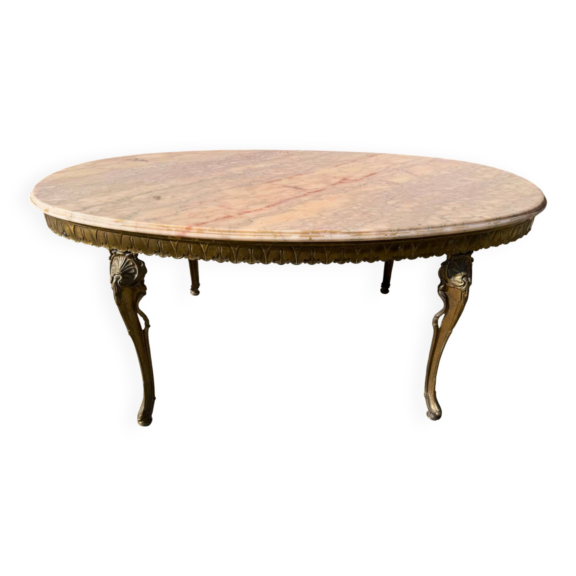 Louis XV marble coffee table