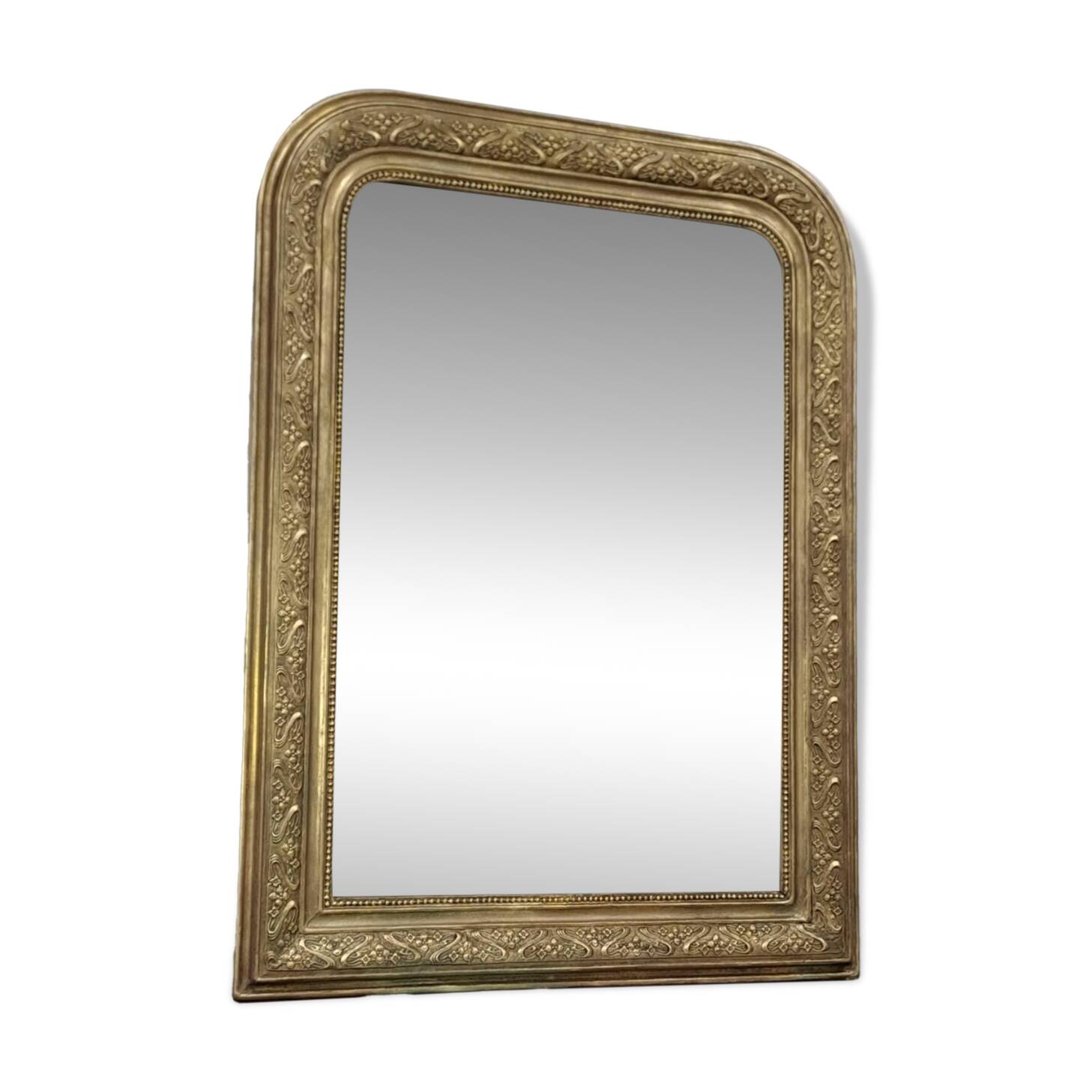 105 x 77 cm antique Louis Philippe gilded mirror