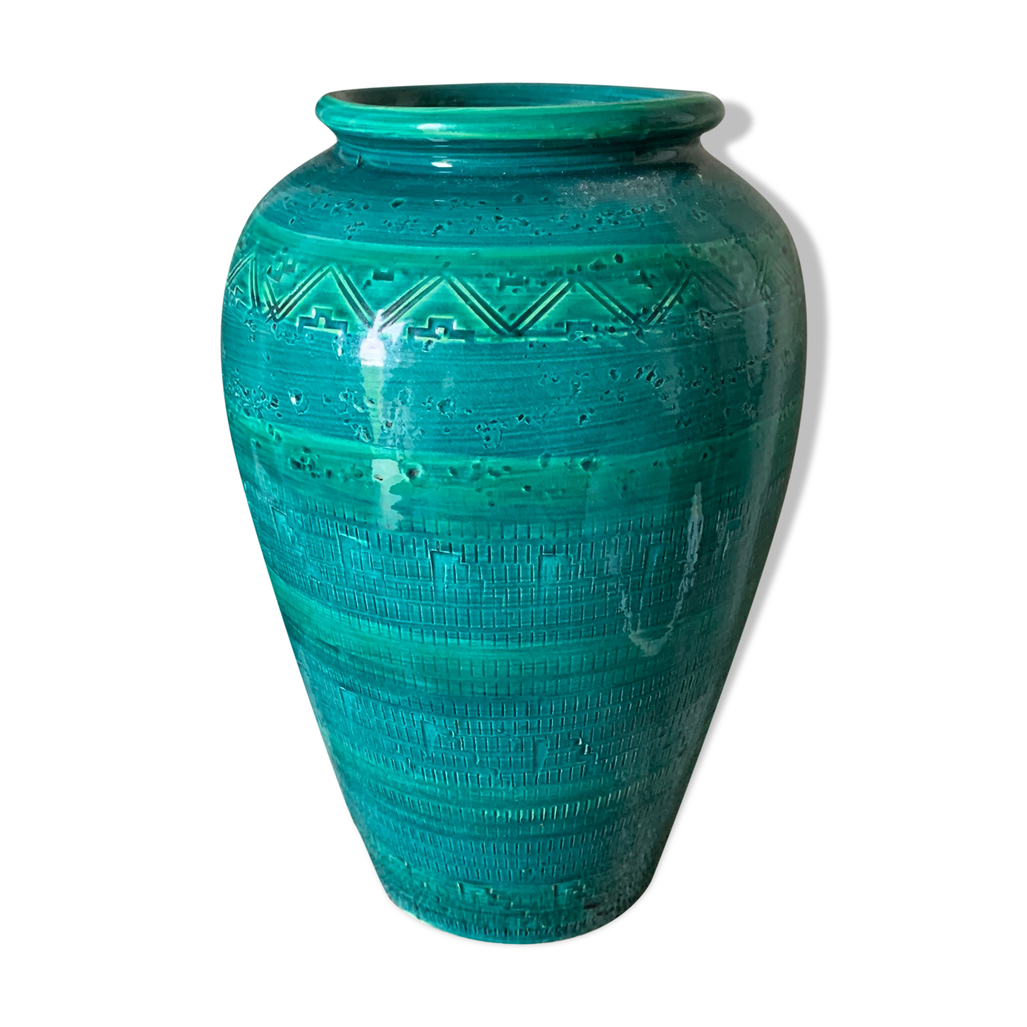 Green Moroccan vase