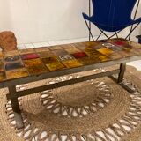 Vallauris 70s ceramic coffee table